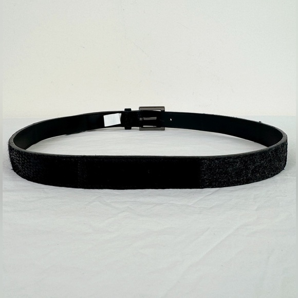Liz Claiborne Black Patchwork Belt - Picture 7 of 8